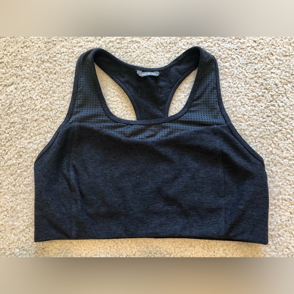 oiselle Black Racerback Sports Bra